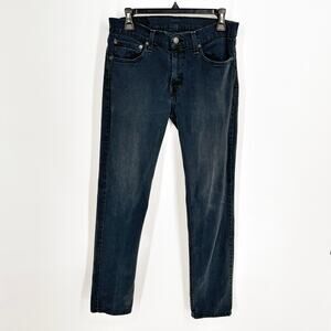 Levi's 511 Jeans Mens Sz 31 Black 5 Pocket Skinny Leg Cotton Blend Stretch